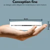 Détecteur de fumée connectable Aroha Link - Batterie 10 ans - Capteur de fumée interconnecté - Alarme incendie - 3 pièces