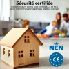 Détecteur de fumée et de monoxyde de carbone Aroha Smart Connect WiFi - Batterie 10 ans - Alarme incendie et CO - Tuya & SmartLife