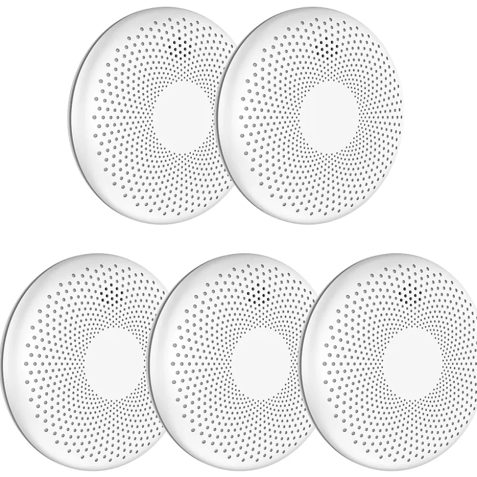 Détecteur de fumée et de monoxyde de carbone Aroha Safety Pro - Batterie 10 ans - Alarme incendie et CO - 5 pièces