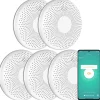 Détecteur de fumée et de monoxyde de carbone Aroha Smart Connect WiFi - Batterie 10 ans - Alarme incendie et CO - 5 pièces