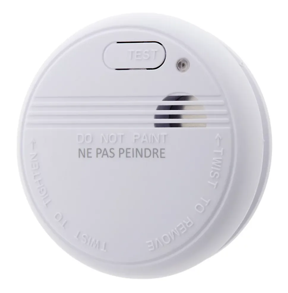 Détecteur de fumée NF pile et accessoires inclus - Otio