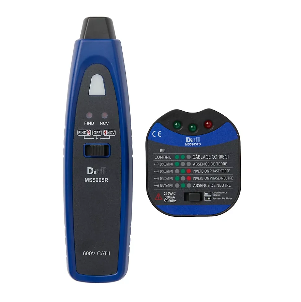 Détecteur de fusible Diall - max 230V bleu et noir