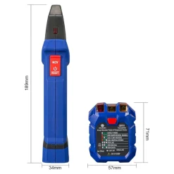 Détecteur de fusible Jacobsen CBF01 max 250V bleu