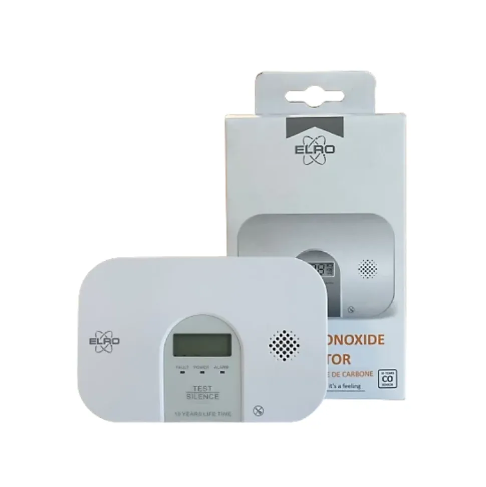 Détecteur de monoxyde de carbone avec écran digital ELRO