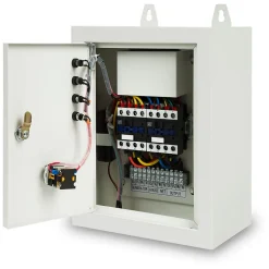 EBERTH ATS commutateur de transfert automatique 3 phases jusqu'à 15kW, 400V tension de service, câble de commande 1,5m ATS inclus