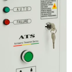 EBERTH ATS commutateur de transfert automatique 3 phases jusqu'à 15kW, 400V tension de service, câble de commande 1,5m ATS inclus