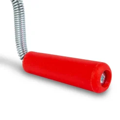 EBERTH Spirale de nettoyage de tuyaux 8m de long et 9mm de diamètre pour tuyaux à partir de 40mm tête en forme de griffe de 20mm