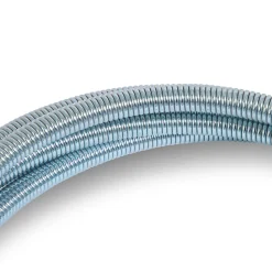 EBERTH Spirale de nettoyage de tuyaux 10m de long et 9mm de diamètre pour tuyaux à partir de 40mm tête en forme de griffe de 20mm