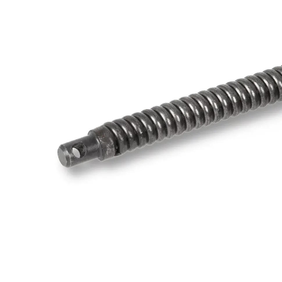 EBERTH Spirale 7,6m Pièce de Rechange pour Nettoyeur de Tuyaux, Boring Bulb Cutter Tête, Diamètre 11mm, tuyaux diamètre 2-5cm
