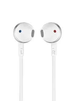 Ecouteurs Bluetooth JBL T205 chrome avec microphone