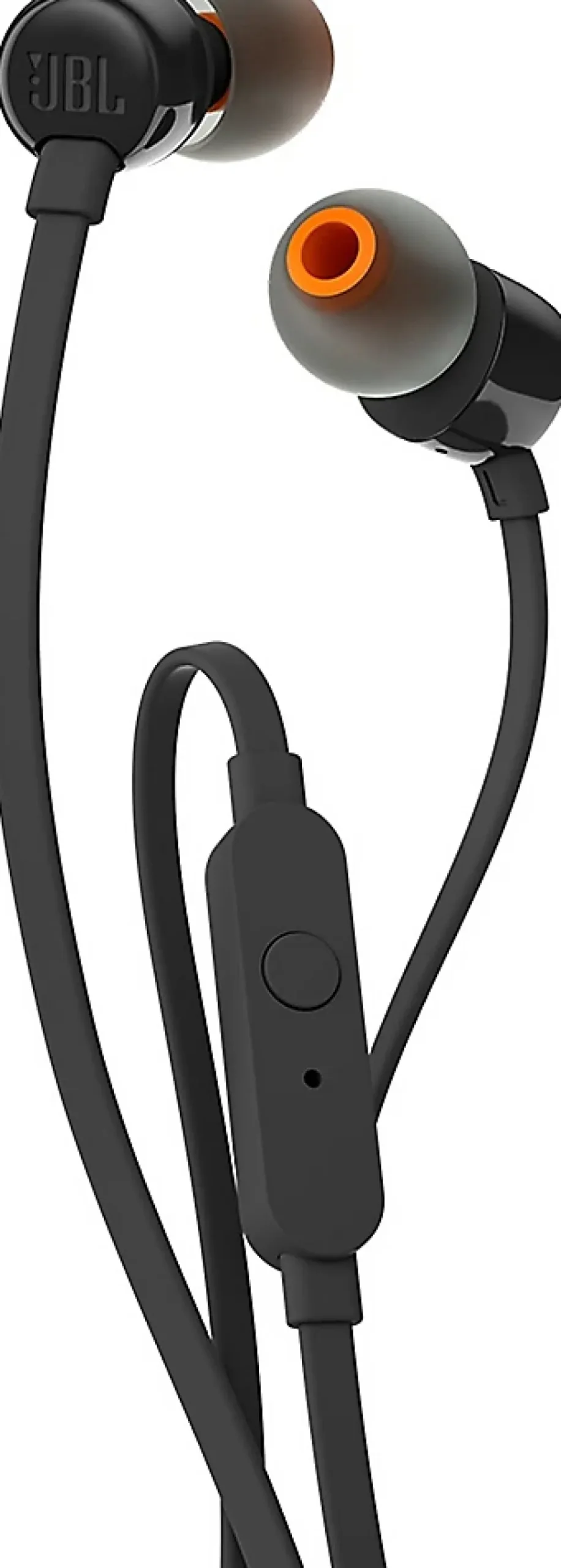 Ecouteurs filaires JBL T110 noir avec microphone