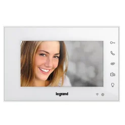 Ecran intérieur connecté Legrand 7" blanc