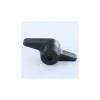 Ecrou bouton de serrage Nylon Insert Acier zingué M6 - 10 pièces