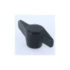 Ecrou bouton de serrage Nylon Insert Acier zingué M5 - 1 pièce