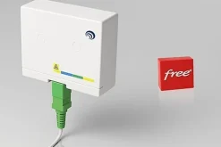 Elfcam - Câble Fibre Optique SC-APC à SC-UPC - 1m (Blanc), Jarretière Optique 9/125um, Compatible Freebox, Livebox