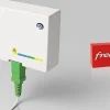 Elfcam - Câble Fibre Optique SC-APC à SC-UPC - 3m (Blanc), Jarretière Optique 9/125um, Compatible Freebox, Livebox