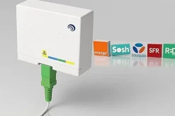 Elfcam - Câble Fibre Optique SC-APC à SC-APC - 10m (Blanc), Jarretière Renforcée 9/125um, Blindé, Compatible Livebox