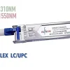 Elfcam - Module SFP BIDI 1,25 Gbps LC/UPC Monomode, DDM, 10 km, TX 1310/RX 1550, Compat. Cisco/Huawei/D-Link