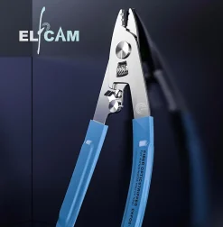 Elfcam - Pince à Dénuder 3 Coupes, Outil 3 en 1 pour Fibre Optique 125um à 250um, Modèle CS-01
