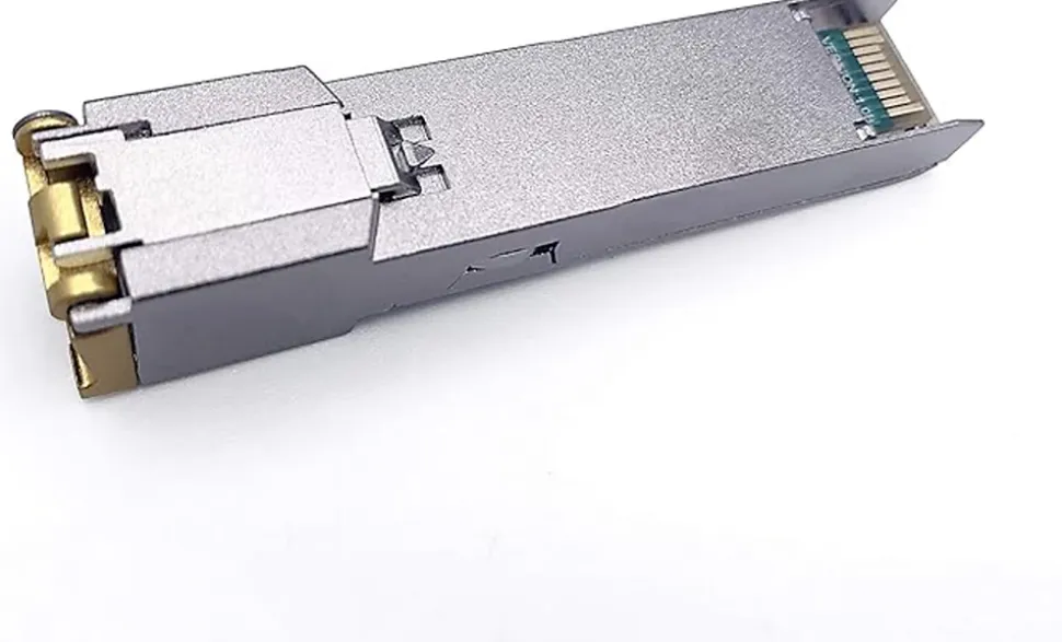 Elfcam - 1x Module SFP RJ45 Cuivre 1,25 Gbps - 10/100/1000Base-T, Transceiver Haute Compatibilité Multi-Rate