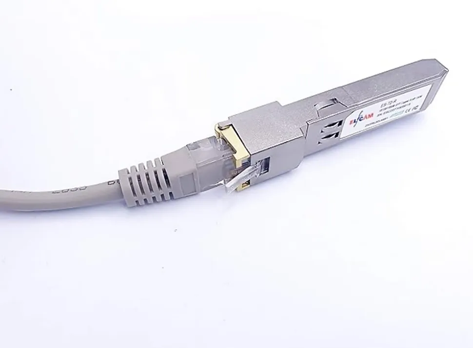 Elfcam - 1x Module SFP RJ45 Cuivre 1,25 Gbps - 10/100/1000Base-T, Transceiver Haute Compatibilité Multi-Rate