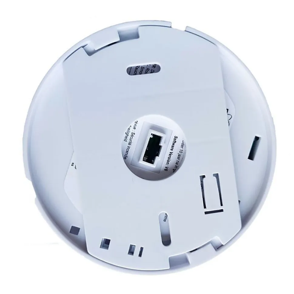 ELRO Détecteur de Fumée Innovant 10 Ans Autonomie Pile Non Remplaçable Capteur Optique Précis 85dB Alarme 3m Protection 40m²