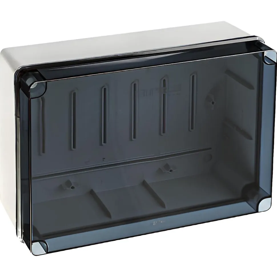 Elt322 Ide Boite étanche Ip67 Avec Couvercle Transparent - Bord Lisse - Hxlxp 244x334x133