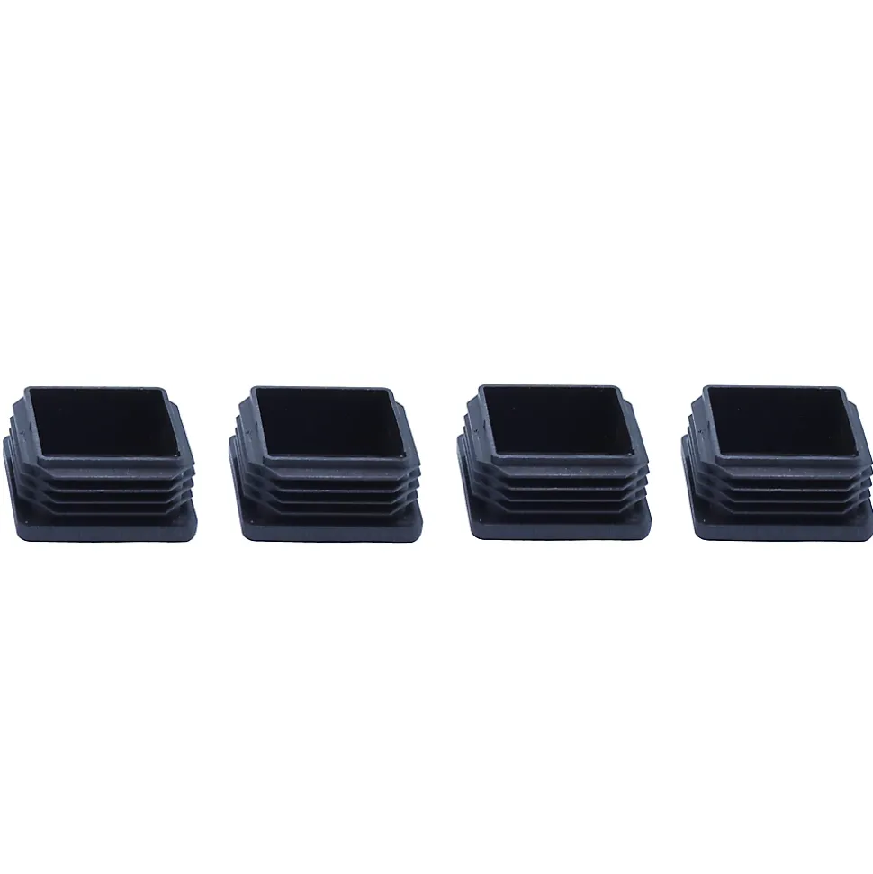 Embout en plastique Diall 37 x 37 mm x 4, noir