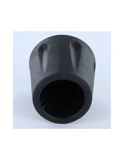 Embout rond envellopant caoutchouc vulcanisé Noir Pour Tube 16 à 17 - 10 pièces