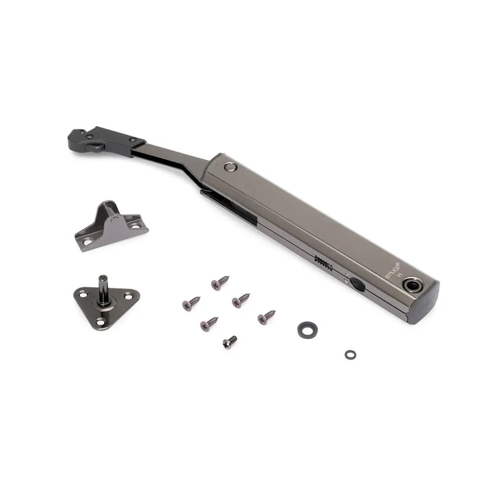 Emuca Compas pour portes levantes Altius One, Gamme de force 1440-2200, Acier, Titane