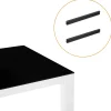 Emuca Ensemble de mécanismes de levage pour tables basses, permette elevare la mesa 192mm, Acier, Peint en noir
