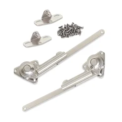 Emuca Jeu de compas de porte relevable NSDX, force 20-70kgxcm, Acier et Zamak, Nickelé