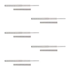Emuca Lot de 5 jeux de glissières de tiroirs, roulement à billes, hauteur 45mm, profondeur 500mm, sortie totale, zingué