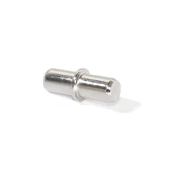 Emuca Taquets cylindriques, pour bois, D. 5 mm, Acier, Nickelé, 50 ud.-