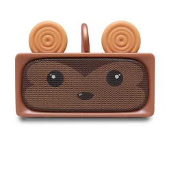 Enceinte Adorable stéréo Monkey - MOBILITY ON BOARD - Enceinte Bluetooth Monkey Marron