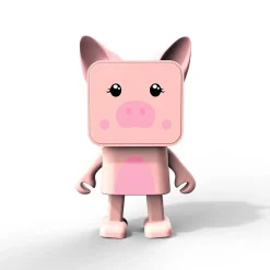 Enceinte Bluetooth Dancing Cochon - MOBILITY ON BOARD - Enceinte Bluetooth Cochon Rose