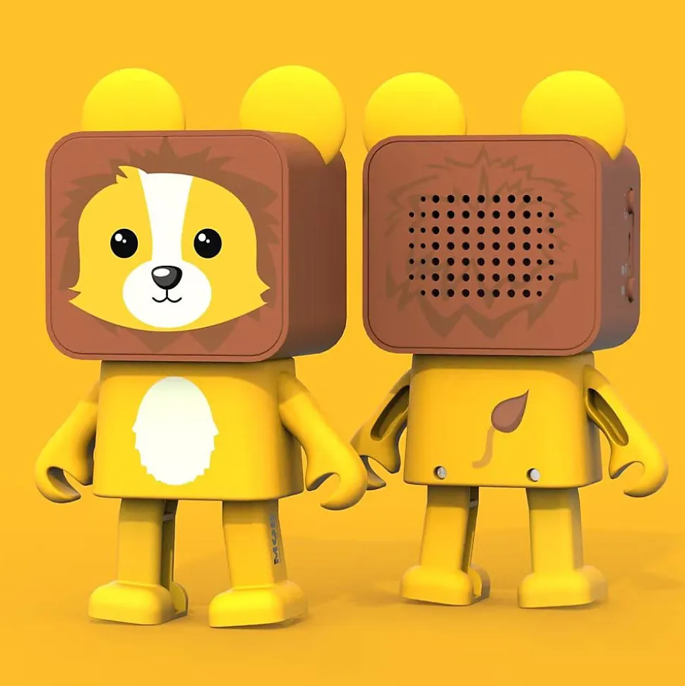 Enceinte Bluetooth Dancing Lion - MOBILITY ON BOARD - Enceinte Bluetooth Lion Jaune