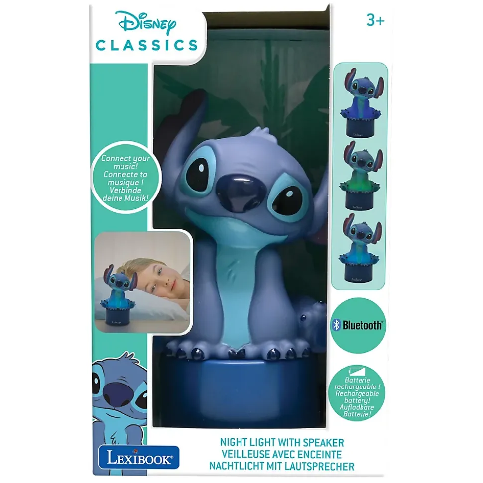 Enceinte Bluetooth veilleuse Stitch