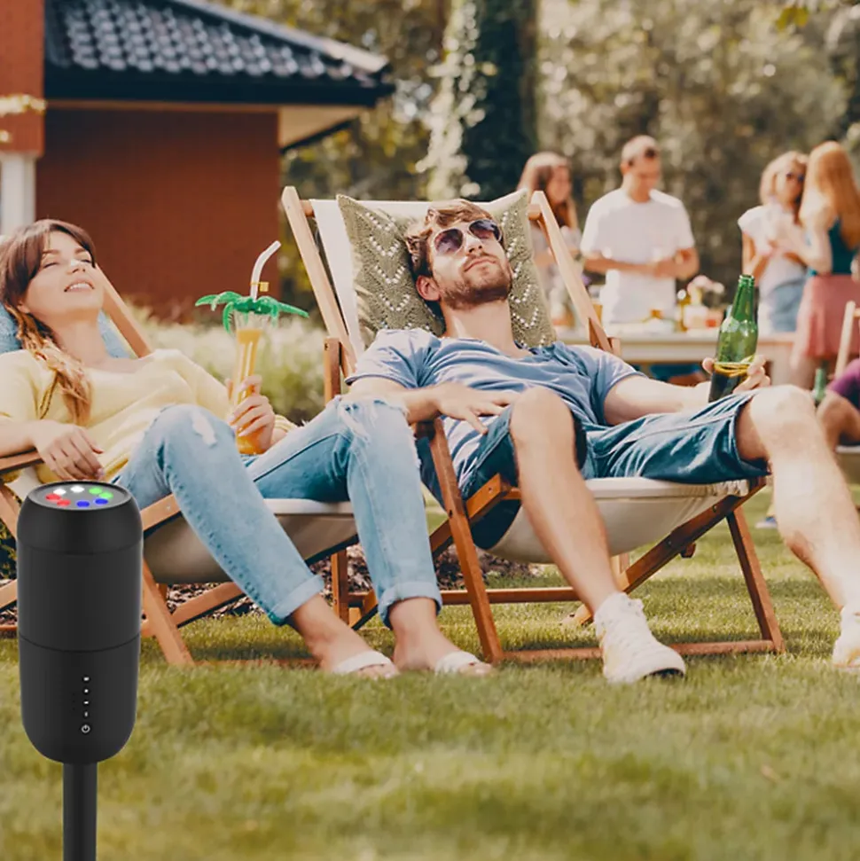 Enceinte extérieure 10W, RVB, IPX5 Rechargeable USB