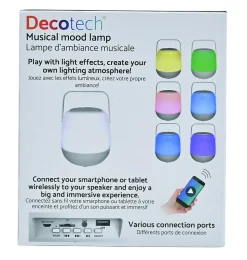 Enceinte portable Decotech avec effets lumineux