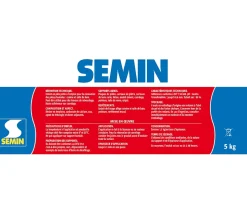 Enduit de Rebouchage Cuisine et Salle de Bains Semin, Seau de 5 kg