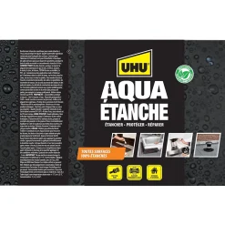 Enduit d'étanchéité noir UHU Aqua étanche pot de 750 ml
