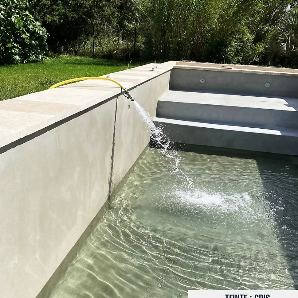 Enduit Piscine Hydrofuge - Etanchéité Piscine & Cuvelage : ARCACIM PISCINE Gris - 5 kg - ARCANE INDUSTRIES