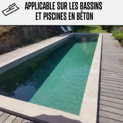 Enduit Piscine Hydrofuge - Etanchéité Piscine & Cuvelage : ARCACIM PISCINE Gris - Offre Spéciale : 5 x 25 Kg - ARCANE INDUSTRIES