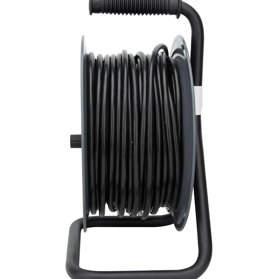 Enrouleur 4 prises 40m + coupe-circuit + support Zenitech