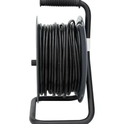 Enrouleur 4 prises 25m + coupe-circuit + support Zenitech