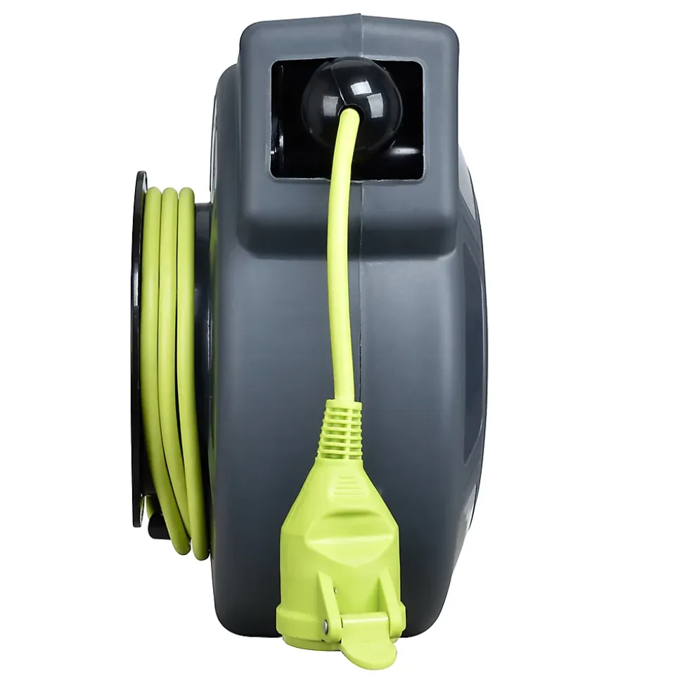 Enrouleur automatique de câble mural H05VVF 3G 1,5mm² 15m