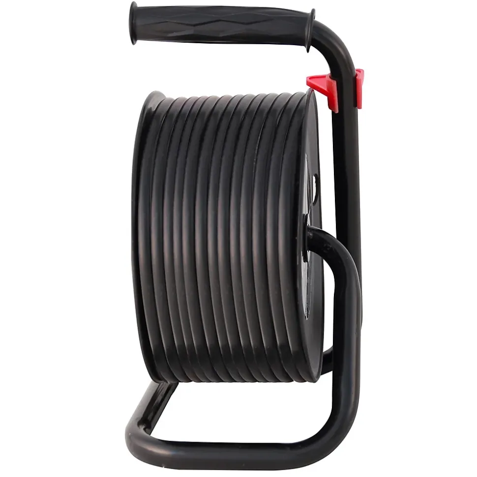 Enrouleur bricolage, 4 prises, 15 mètres, 3G1.5mm2, NF