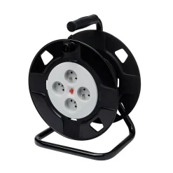 Enrouleur de bricolage vide H05VV-F 4 prises 40m