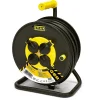 Enrouleur de câble électrique professionnel, 4 prises et fiche Schuko, H07RN-F3G2.5MM2, 40M , GS (TUV), IP44.